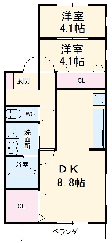 グレイス ベアハイツの間取り