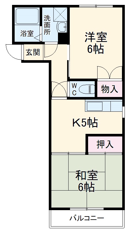 コーポ内山の間取り