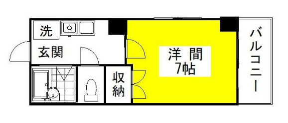 メゾン河原の間取り