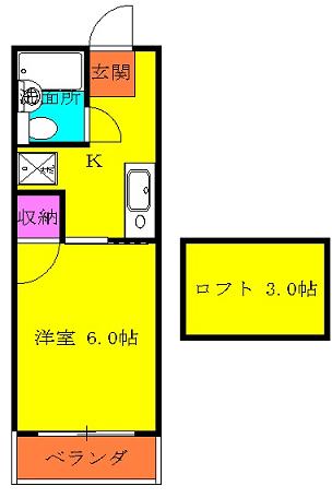 タマイハウス5 Wi-Fi使い放題の間取り
