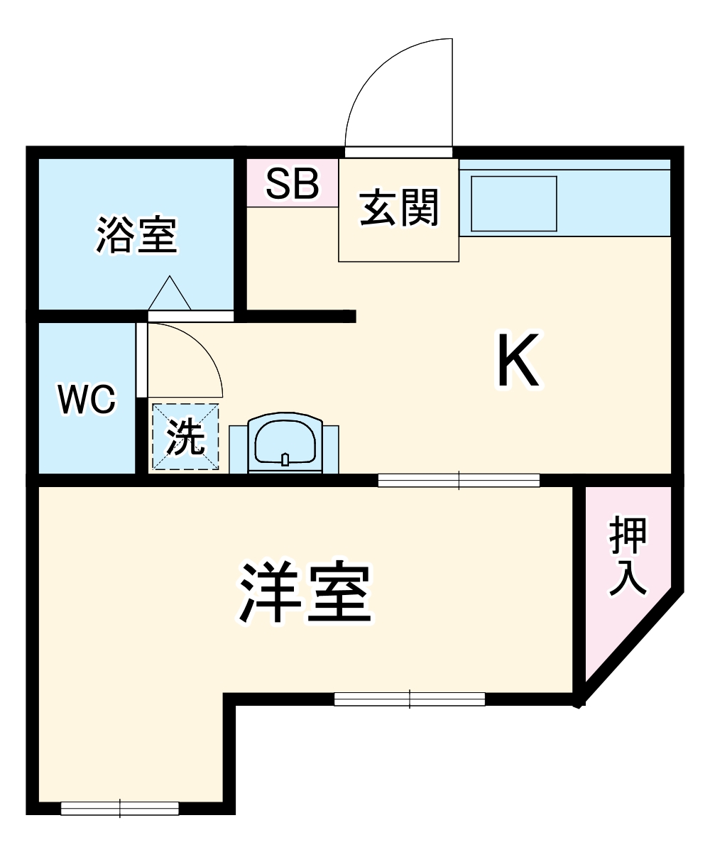 高柳ハイツの間取り