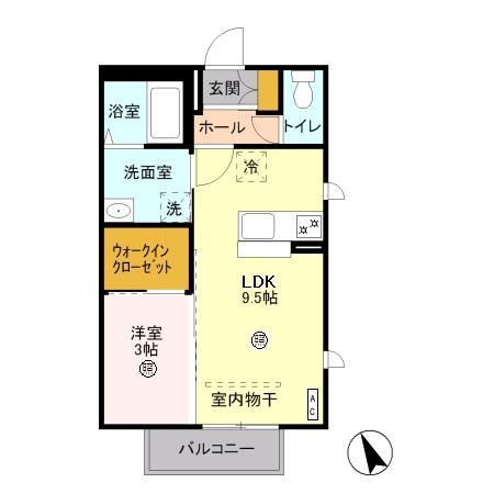 アンシャンテ東方の間取り