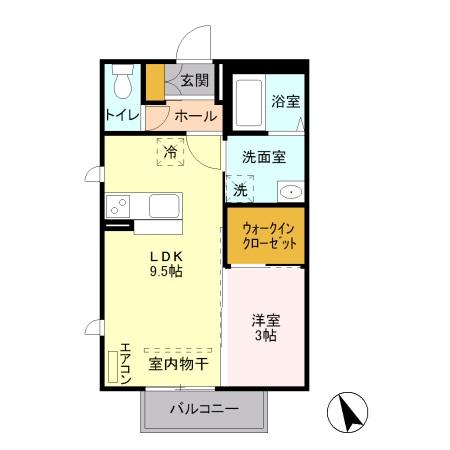 アンシャンテ東方の間取り