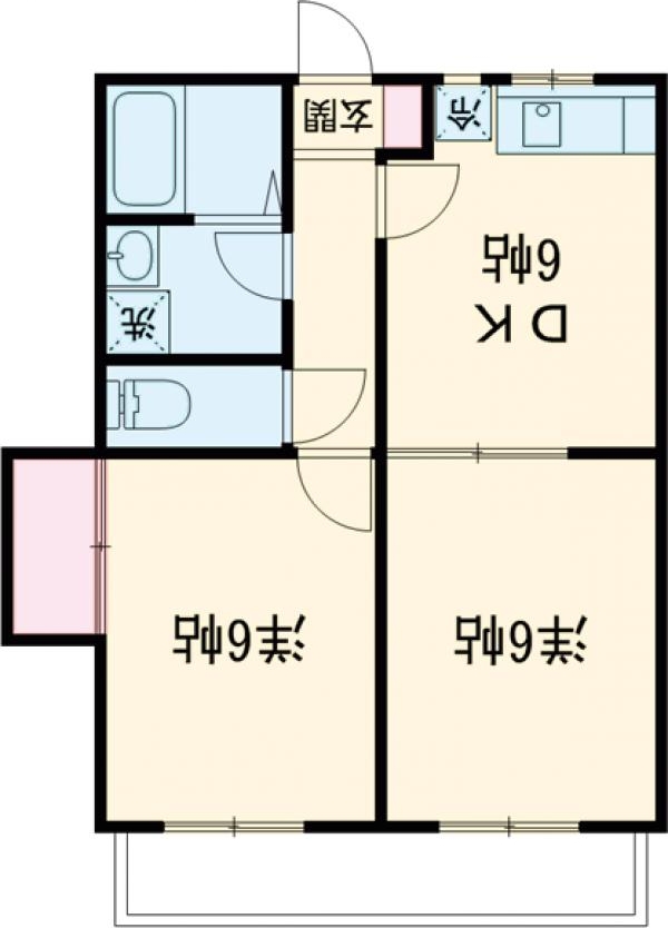 フラットかじまやの間取り