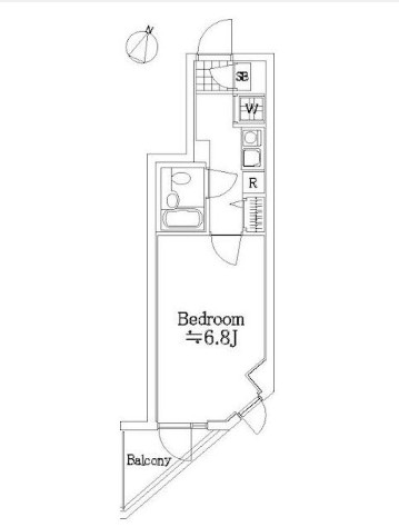 プレール・ドゥーク笹塚の間取り