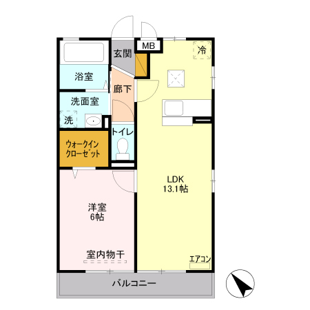 スカイコートの間取り