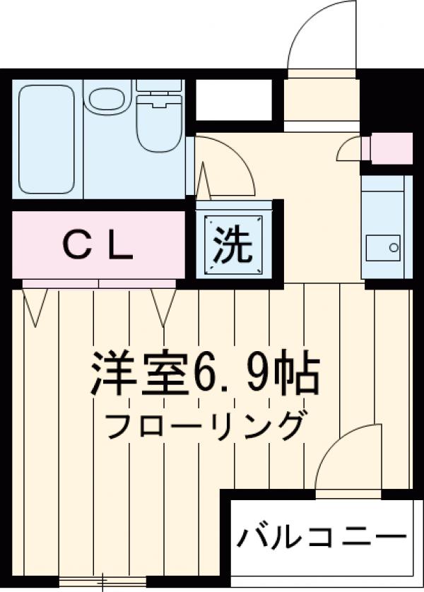 ジュネス洗足の間取り