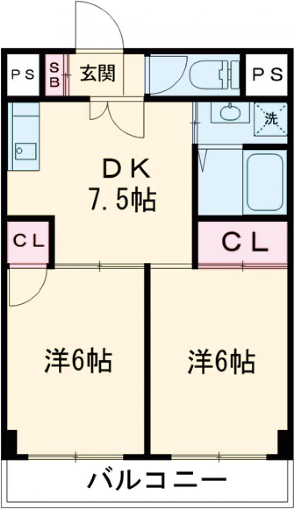 パラッツオ碑文谷の間取り