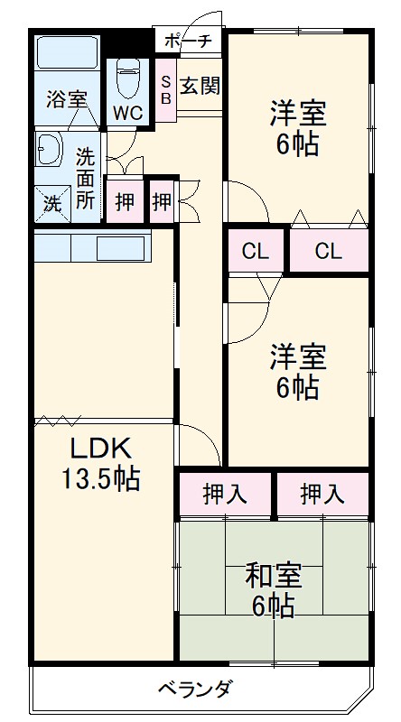 ローヤルシティ鴻巣の間取り