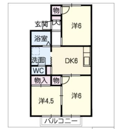メゾンシンエーの間取り