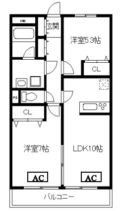 WALLS富士見台の間取り