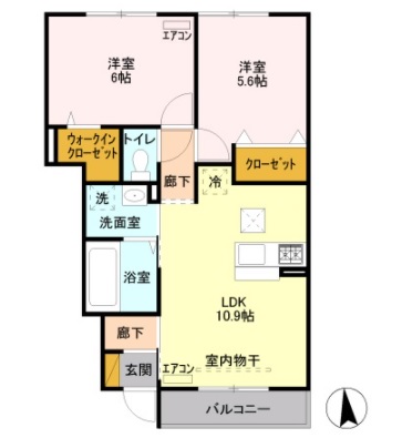サニーコートの間取り