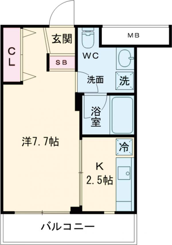 レグラス大岡山の間取り