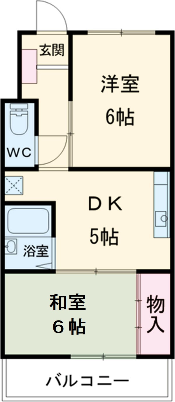 ベルカーサ戸田の間取り