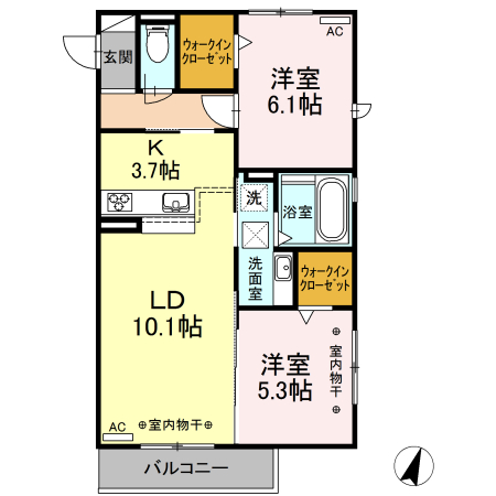 Grace Gardenの間取り