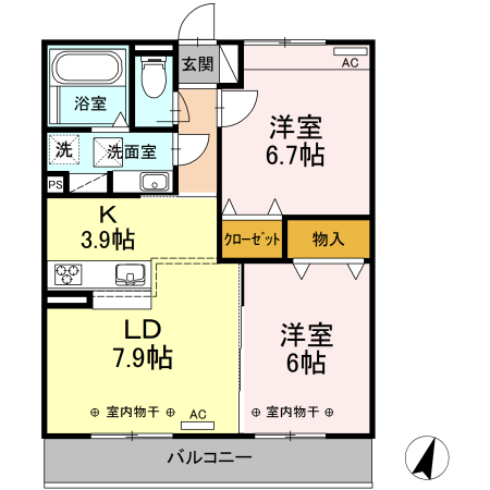 Grace Gardenの間取り