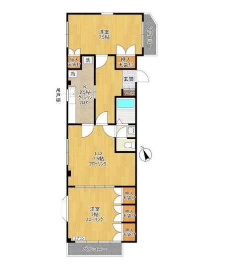 シャトレー・ラ・ドゥーの間取り