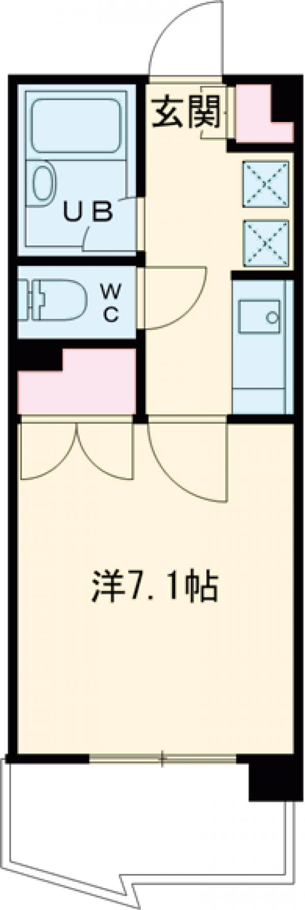 ネオ北千束の間取り