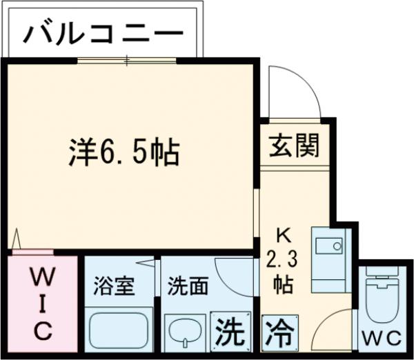 アールズコートⅡ棟の間取り