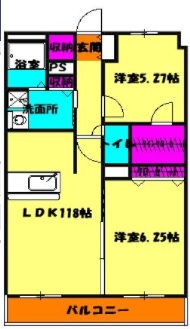 サンパーシモンの間取り