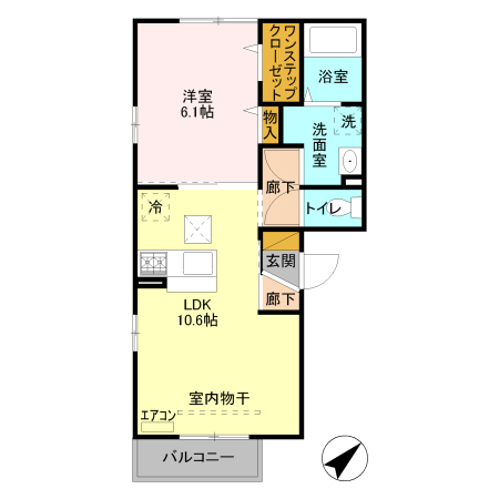 a la maisonの間取り