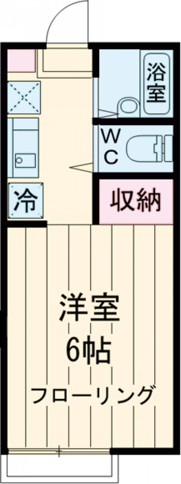 ＭＹ・ピュア千住曙町Ａ・102号室の間取り