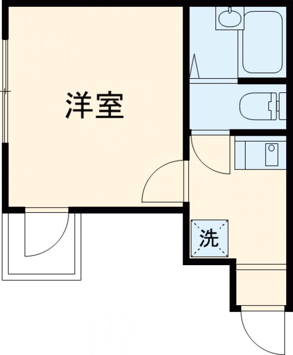 シャンテ小菅Ⅱの間取り