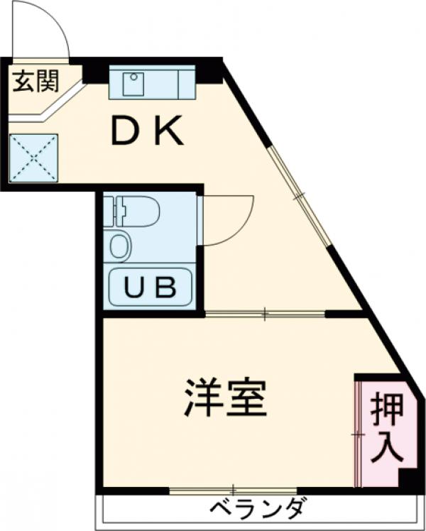 ヘリオス相互378方南町パートⅠの間取り