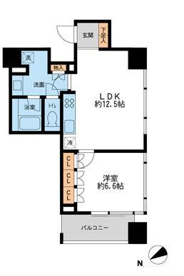 プロスペクトＫＡＬＯＮ三ノ輪の間取り