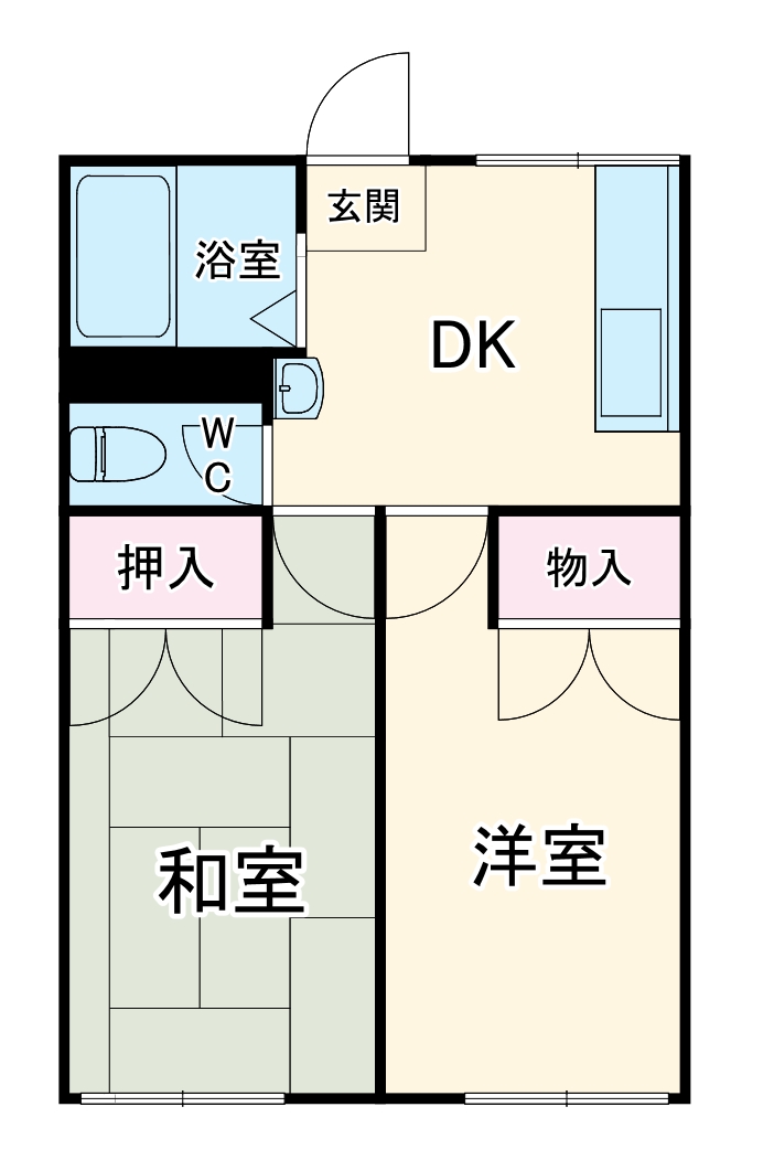 シャトレ住吉の間取り