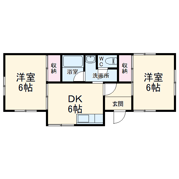 ツインハウスの間取り