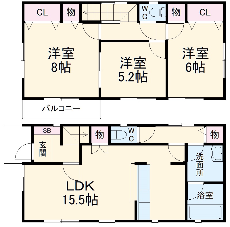 ロハスプライムの間取り