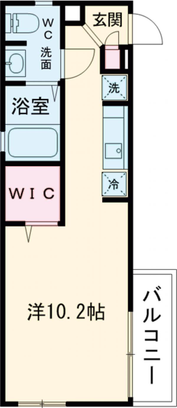 エルミタージュ・303号室の間取り