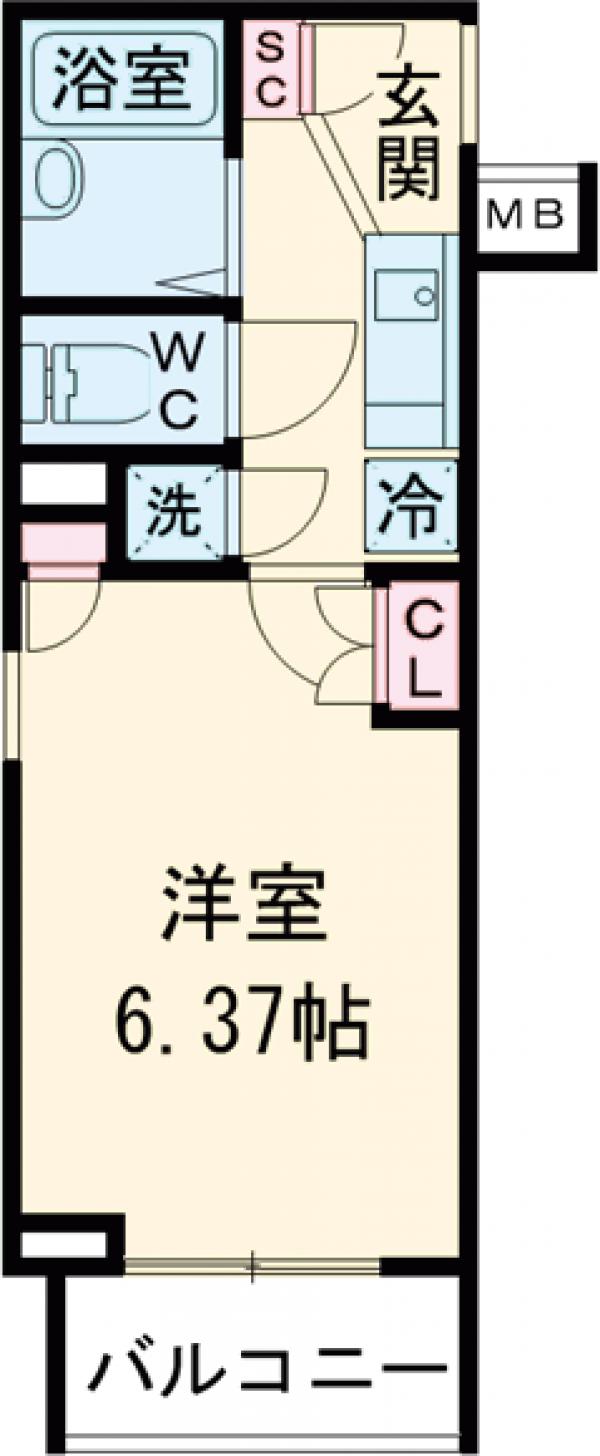 ビバリーホームズ沼袋の間取り