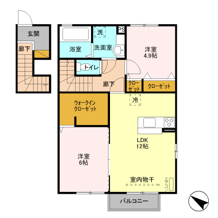 サンアリエッタの間取り