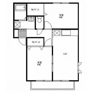 ハイツアルルBの間取り