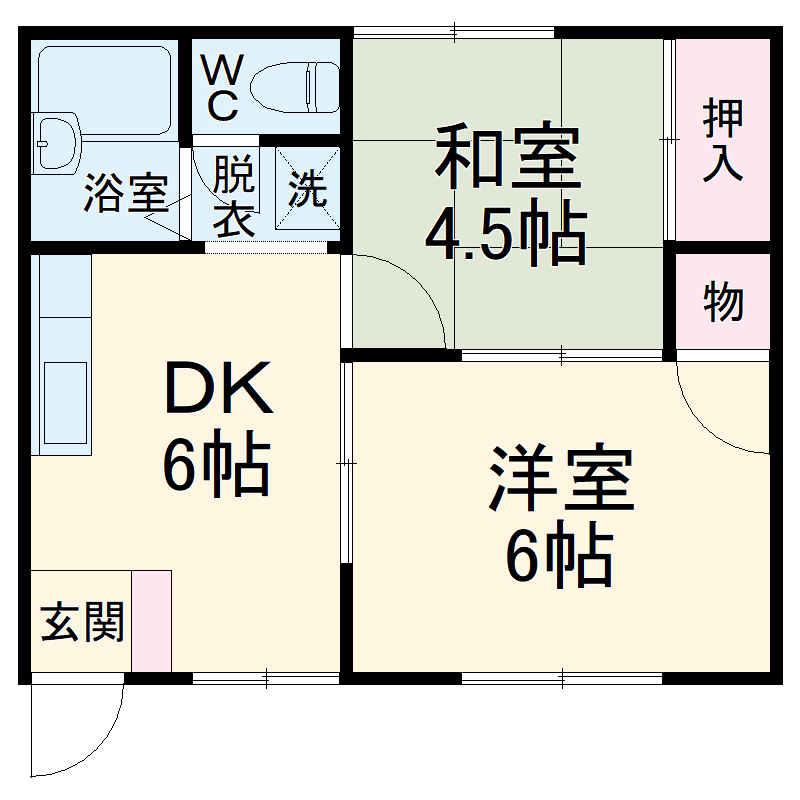 クレールヒロの間取り