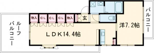 1/1 間取