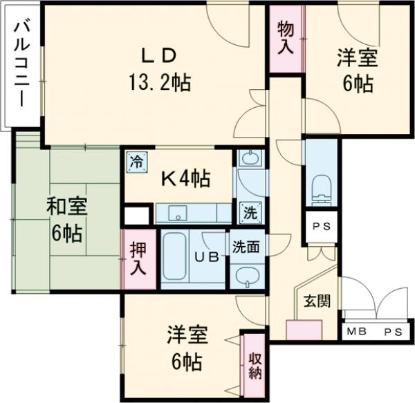 カスティーヨ杵島の間取り