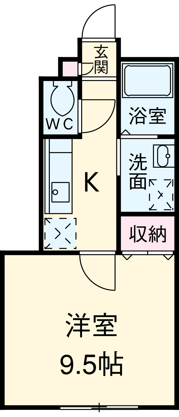 アンプルール リーブル グラシアの間取り