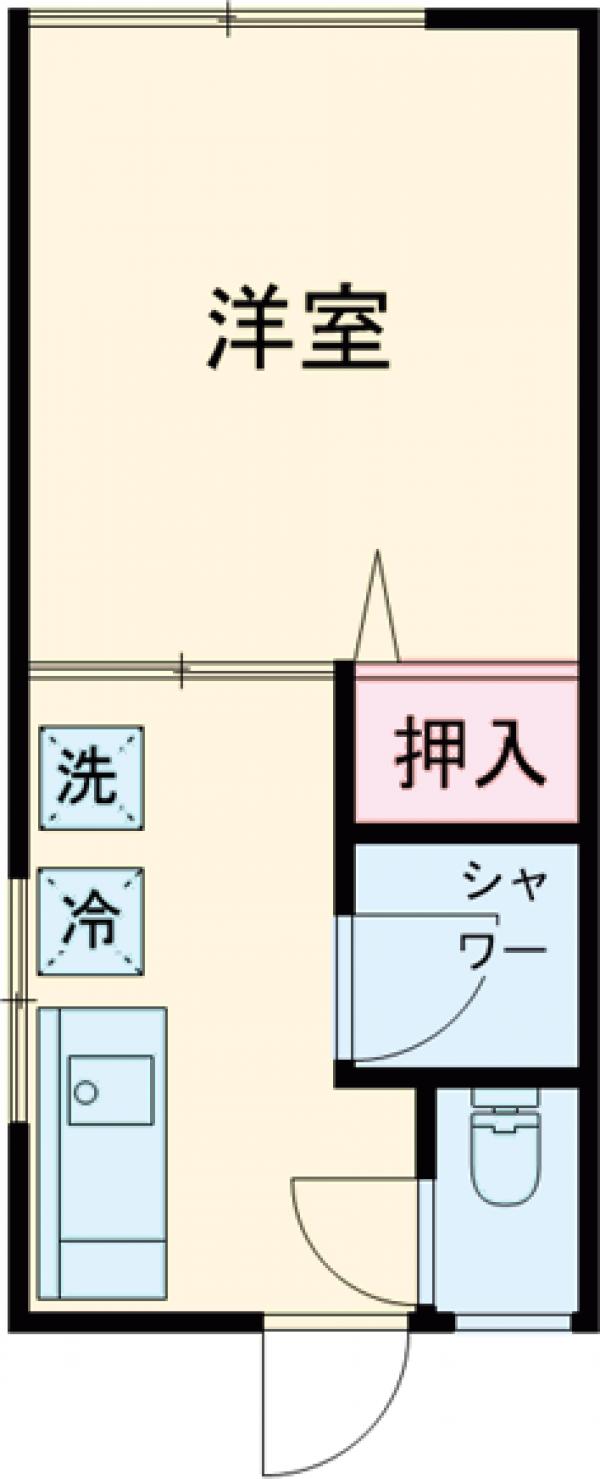 ベジコート明大前の間取り