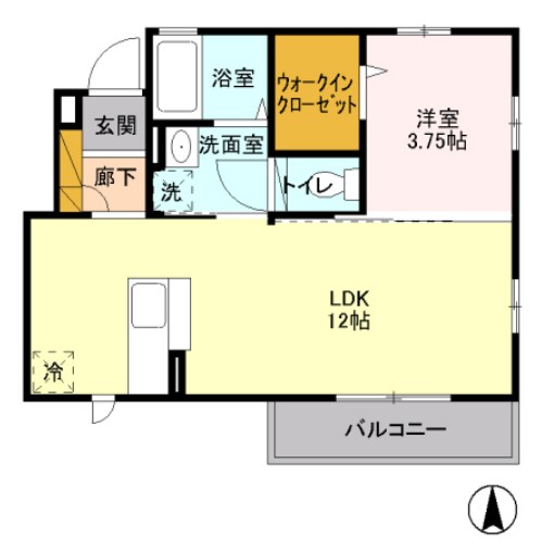 ボヌールの間取り