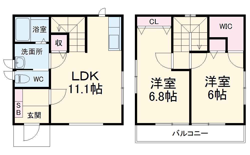 ラルゴ　カーザの間取り
