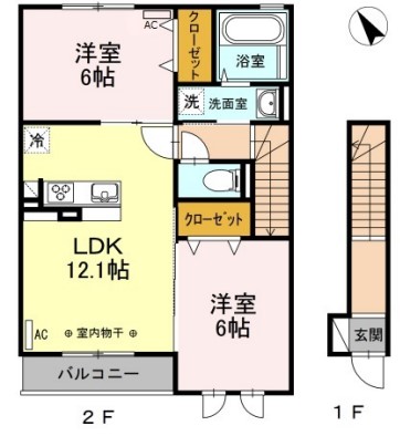 ラ・ピーノ3の間取り
