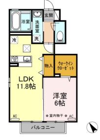 ラ・ピーノ4の間取り