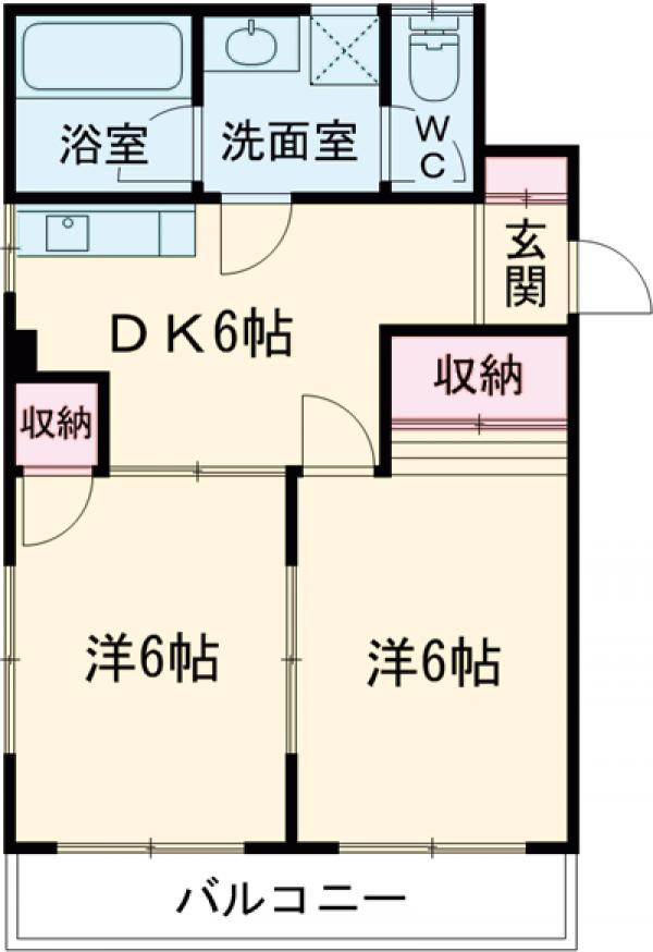 エースハイツ綾部の間取り