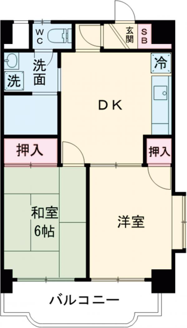 榎本ハイデンスの間取り