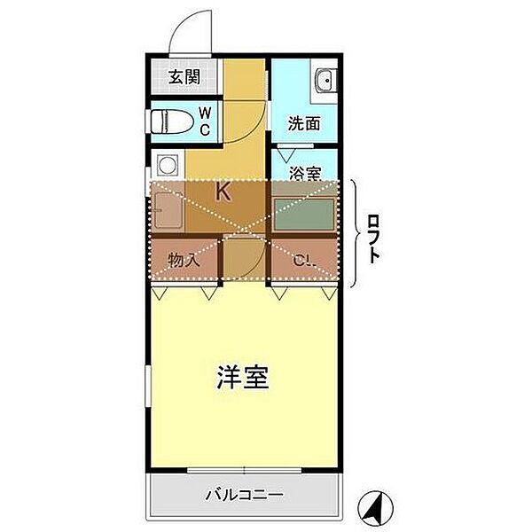 レジデンスＴＭ村岡の間取り