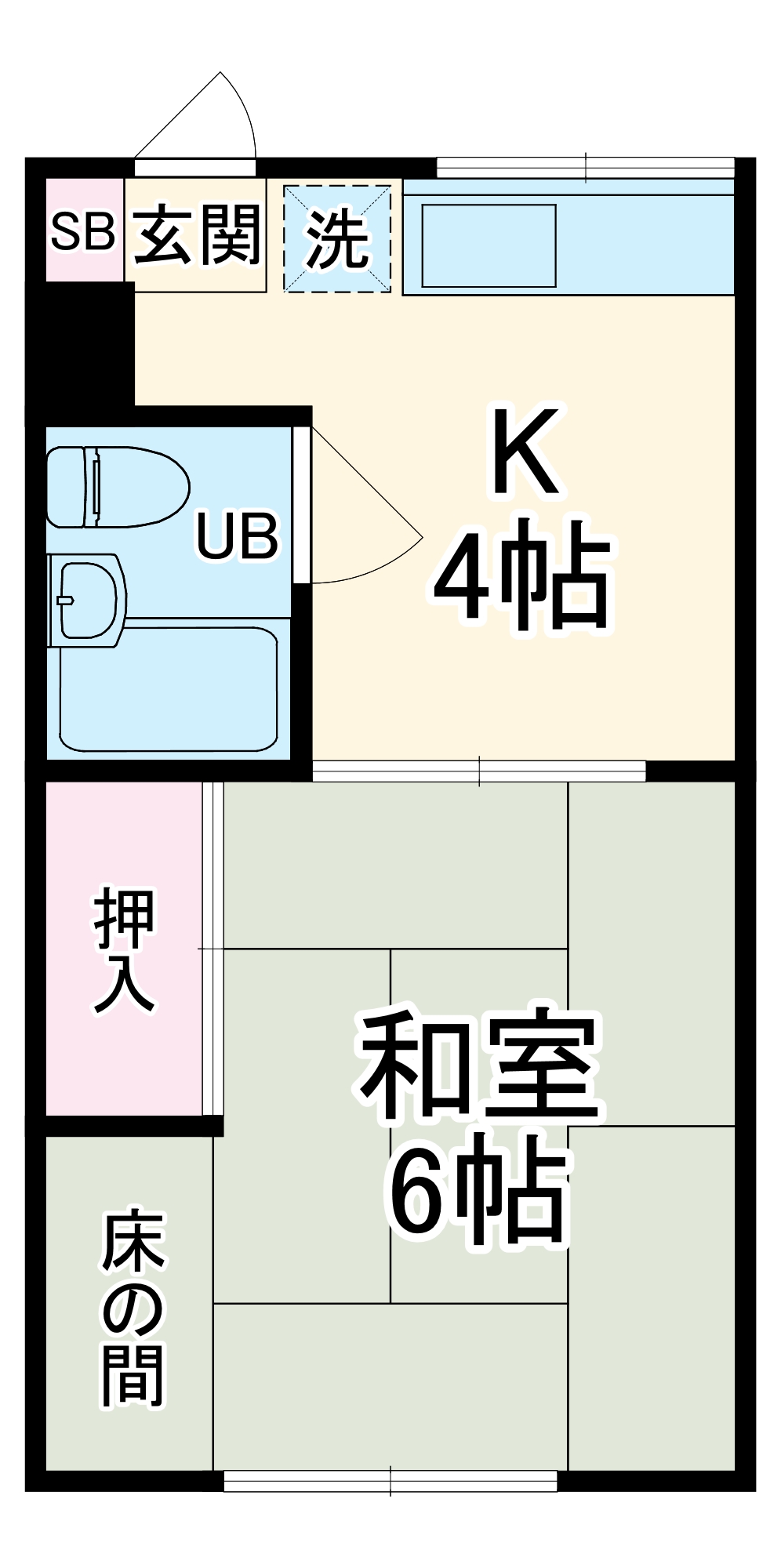 シャトー大貫の間取り