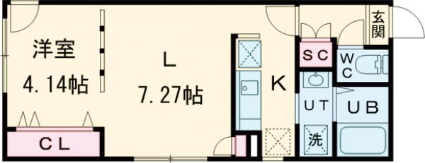 ポラスト洗足の間取り